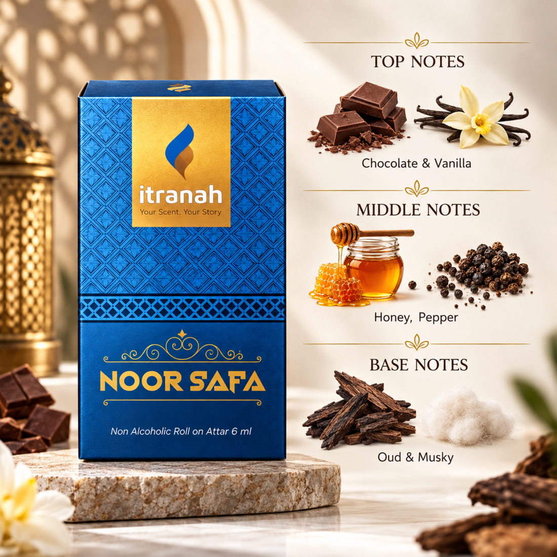 Itranah Noor Safa Luxury Attar Perfume