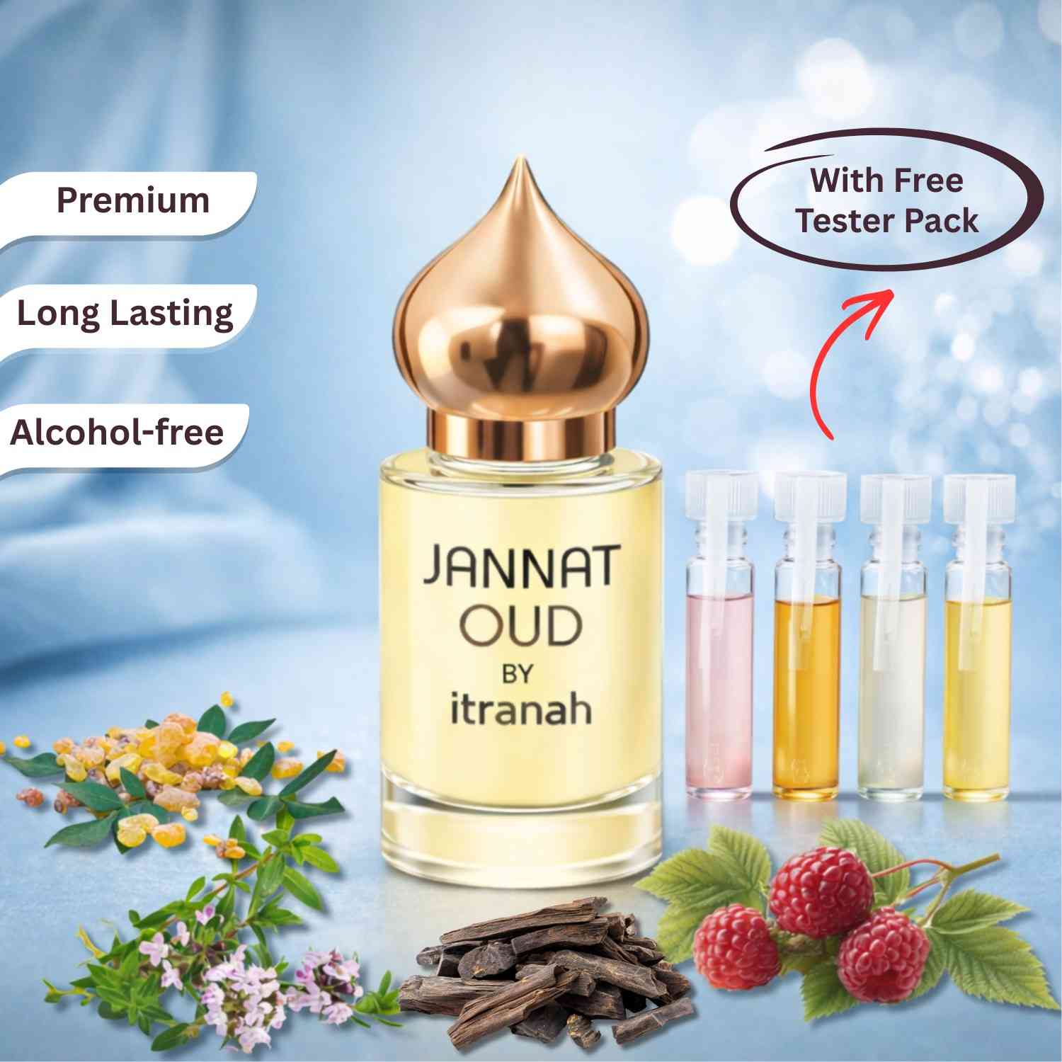 Itranah Jannat Oud Luxury Attar Perfume