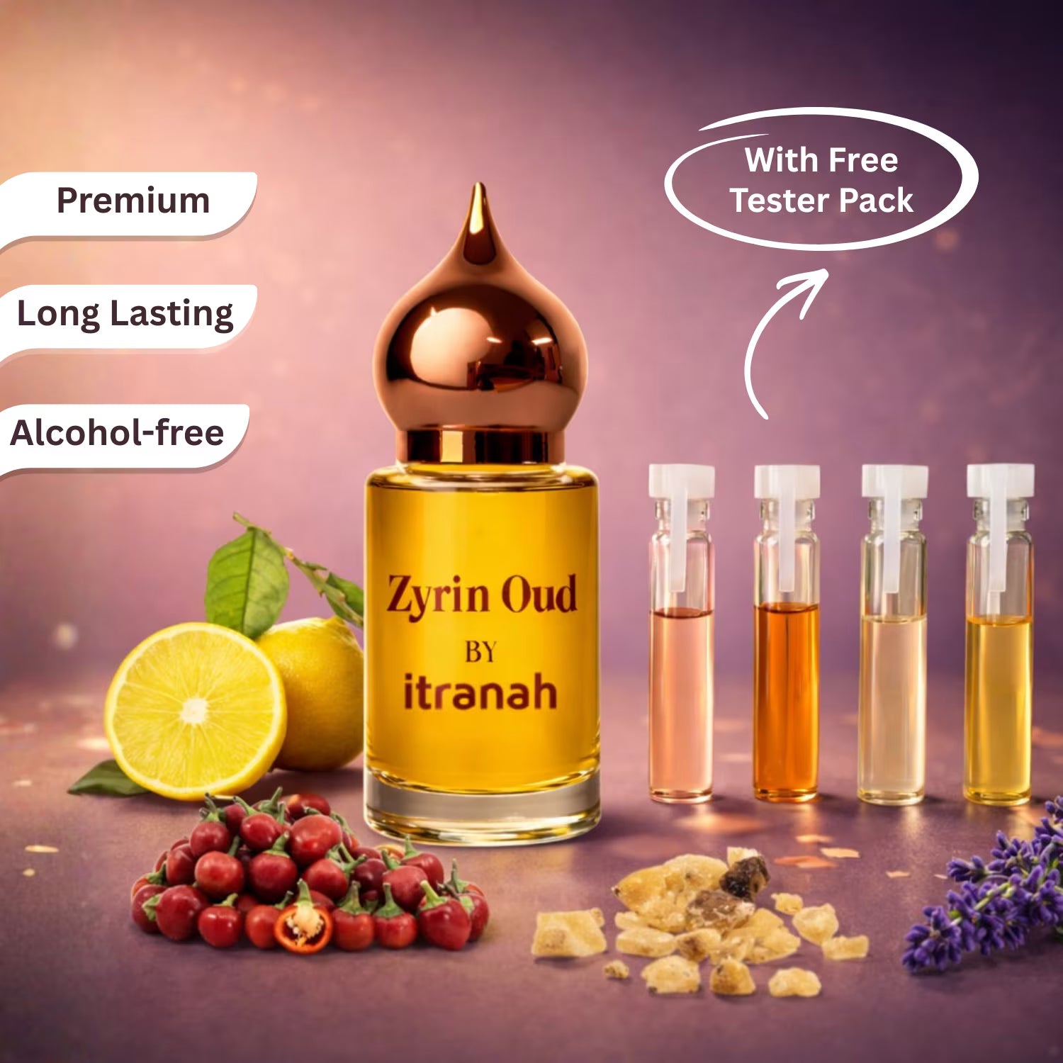 Itranah Zyrin Oud Luxury Attar Perfume